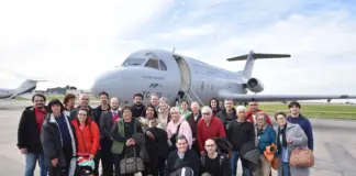 Familiares del Cabo Misael Pereyra viajaron a las Islas Malvinas para visitar el Cementerio de Darwin