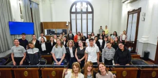 Escuelas del departamento Uruguay participaron del Senado Juvenil