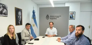 Autoridades municipales realizaron gestiones en el Ministerio de Hábitat de la Nación
