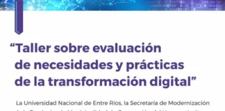 Se presentará el “Taller sobre evaluación de necesidades y prácticas de la transformación digital