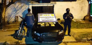 Allanamiento en Barrio la Liga por narcomenudeo hay un detenido y el secuestro marihuana