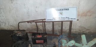 Ibicuy: Robaron en una arenera y quedaron detenidos