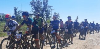 El evento «Huella Entrerriana» tuvo su paso por Colón con más de 150 ciclistas