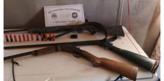 Dpto Colón: Allanamiento por ley de caza y el secuestro de armas
