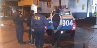 Dos aprehendidos por intentar robar una moto