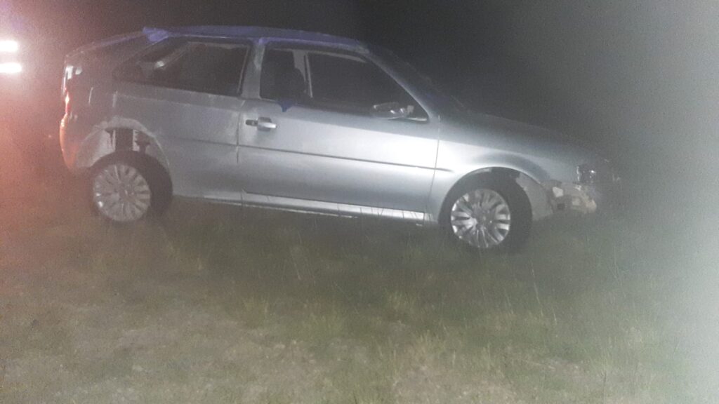 Autovia: Un vehículo despistó tras el reventón de una sus ruedas