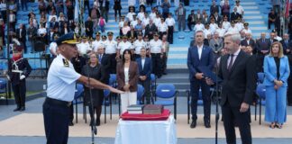 El gobernador Frigerio tomó juramento a las nuevas autoridades de la Policía de Entre Ríos