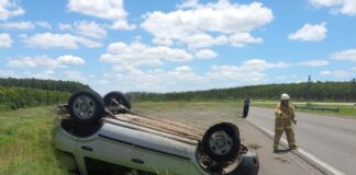 Ubajay: Una camioneta volcó en la Autovía, entre los ocupantes iban tres menores