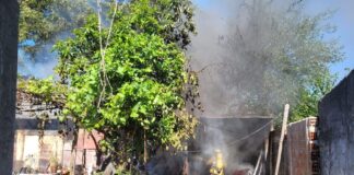 Concordia: Se incendió un depósito