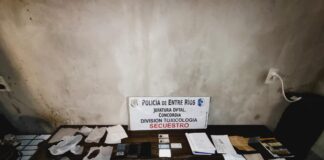 Concordia: Realizaron seis allanamientos, hubo detenciones y secuestro de elementos