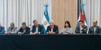 Frigerio encabezó la primera reunión de gabinete ampliado