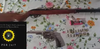 Procedimiento y secuestro de arma de fuego