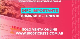 Fiesta de la Playa: los días 31 de diciembre y 1 de enero no habrá venta presencial de entradas y plateas
