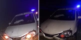 Despisté en el km 215 de la ruta 18