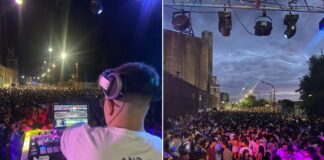 La ciudad celebró el inicio del año de manera segura