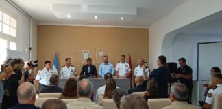 El Ministro Néstor Roncaglia, presentó en sociedad a las nuevas Autoridades Policiales Provinciales y Del Departamento Colón