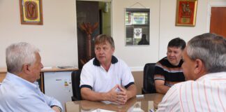 Lauritto recibió a autoridades de Vialidad