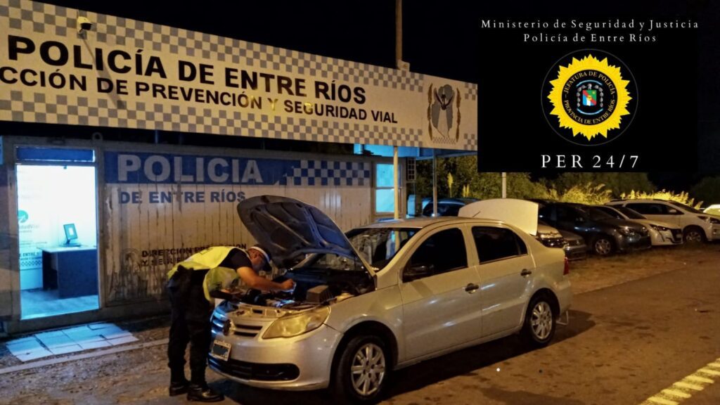 Secuestran un vehículo en el ingreso a la Provincia  