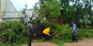 La Municipalidad asistió a 24 familias afectadas por el temporal