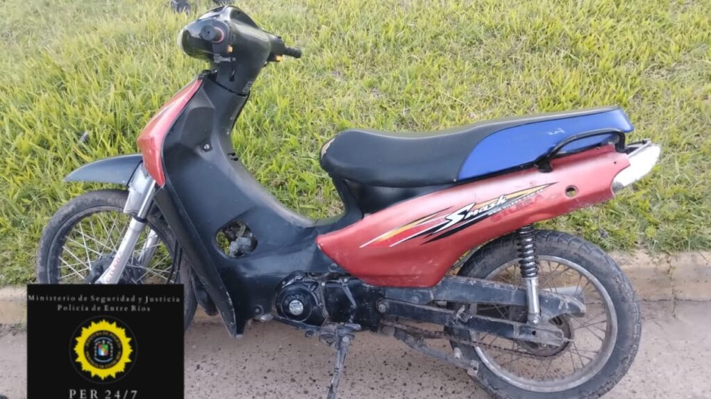 Personal Motorizado recupera una moto robada