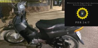 Fue detenido cuando llevaba una moto a recién robada
