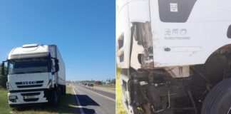 Trágico accidente en ruta 12: Choque frontal entre un camión y una motocicleta