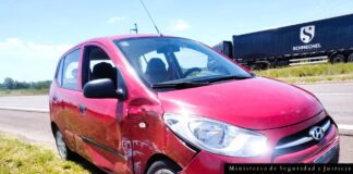 Ubajay: Siniestro Vial entre un camión y un vehículo en la Autovía