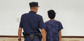 Golpeó a su mujer y quería hacer explotar la casa, se dio a la fuga y fue detenido