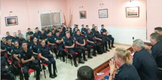 Cincuenta y cinco oficiales recientemente egresados realizarán sus pasantías en el Dpto. Uruguay