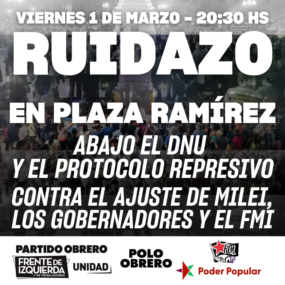 Cacerolazos y ruidazos para rechazar el ajuste de Milei, los Gobernadores y el FMI
