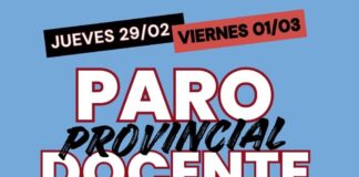 AGMER va al paro por 48hs desde este jueves