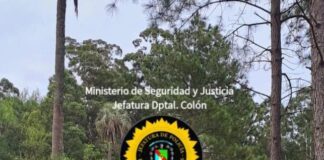 Tras los operativos en el Dpto. Colón identificaron cazadores en el Parque Nacional el Palmar