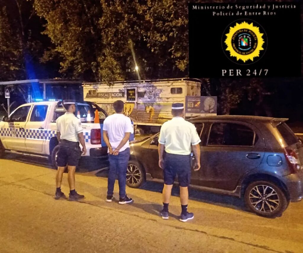 Detienen a una persona con pedido de captura en el ingreso a la provincia