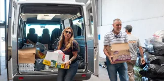 Trabajadores de ATER recolectaron donaciones para las familias de Gualeguay afectadas por el temporal