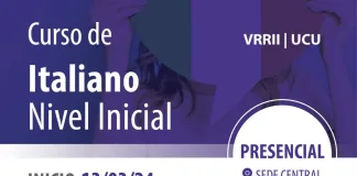 Curso de italiano nivel inicial en la UCU