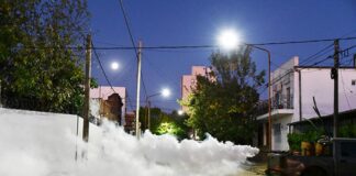 Dengue: La Municipalidad continúa con la fumigación aérea