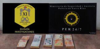 Allanamientos simultáneos en Colón: Secuestro de elementos y dinero en efectivo