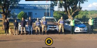 Brigadistas intervinieron en distintos secuestros de animales en los Dptos. Federación y La Paz