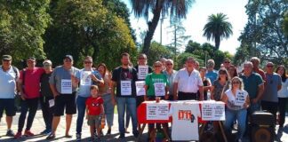 Se realizó hoy en Plaza San Martín una radio abierta en defensa del LT11 y sus trabajadores