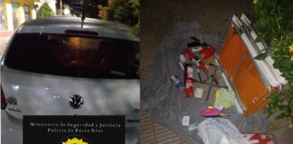 Detenido por sustraer elementos de un vehículo