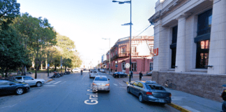 Un conductor atropello a una mujer mayor en plaza Ramírez, sufrió lesiones graves