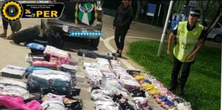 Entre Ríos: Secuestran mercadería de contrabando en puesto caminero