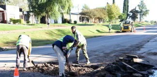 Continúan los trabajos del Plan de Obras y Servicios