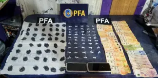 Detuvieron a una mujer en Concordia que lideraba un punto de venta de drogas