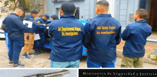 Por el robo de una moto en Colón, se realizó un allanamiento en nuestra ciudad