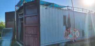 Principio de incendio en una vivienda del Barrio Loteo Loma Golf