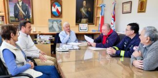 Lauritto recibió a integrantes de la Comisión Directiva de Bomberos Voluntarios
