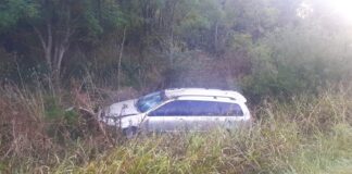 Herrera: Se le reventó un neumático y despistaron en Ruta 39