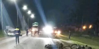 Trágico accidente en ex ruta 18: Joven pierde la vida en colisión frontal de motovehículos