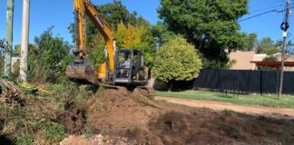 Avances en la limpieza de desagües en Concepción del Uruguay